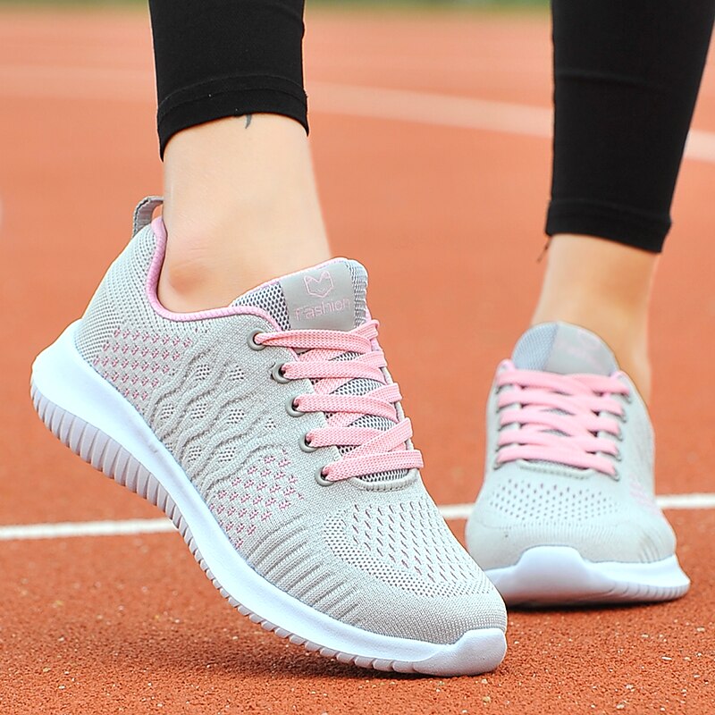 Tennis Shoes Women Breathable Light Gym Sneakers Female Sport Trainers Campus Lady Student Flat Shoes Tenis Feminino