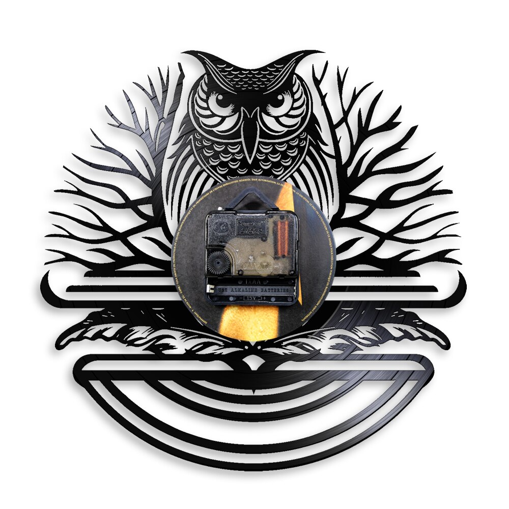 Instant Karma Clocks wandklok van vinyl voor muur cadeau-idee vintage