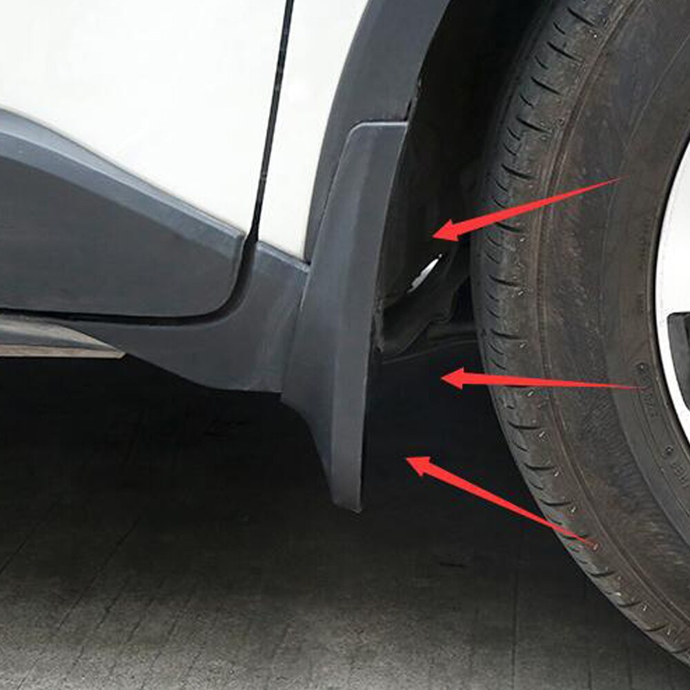 Til toyota chr tilbehør bil styling abs skærme stænkskærm beskyttende fender bildele