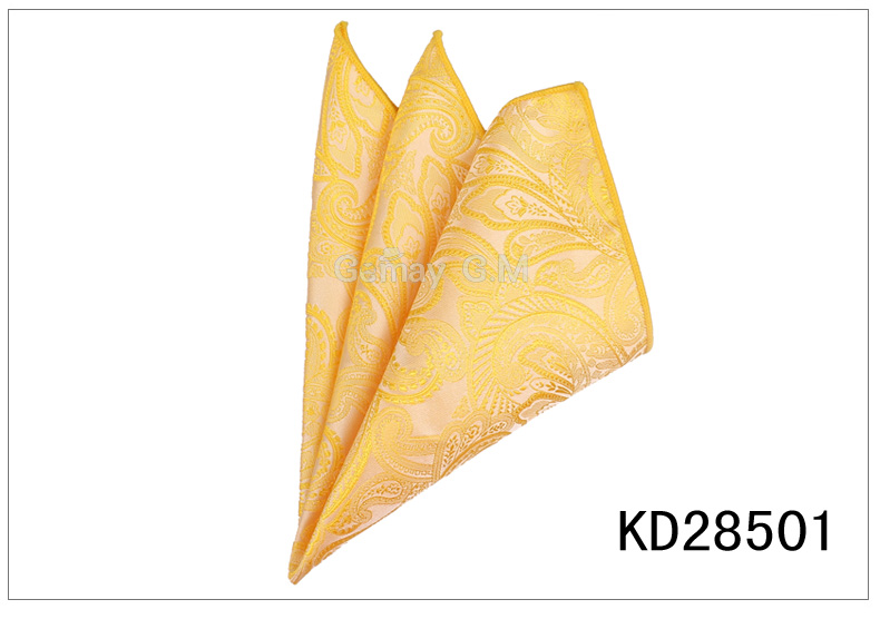 Mænd lommetørklæder hanky til mænd blomstret herre lommetørklæder afslappet jakkesæt firkantede lommetørklæde håndklæder til fest 25 cm x 25 cm: Kd28501