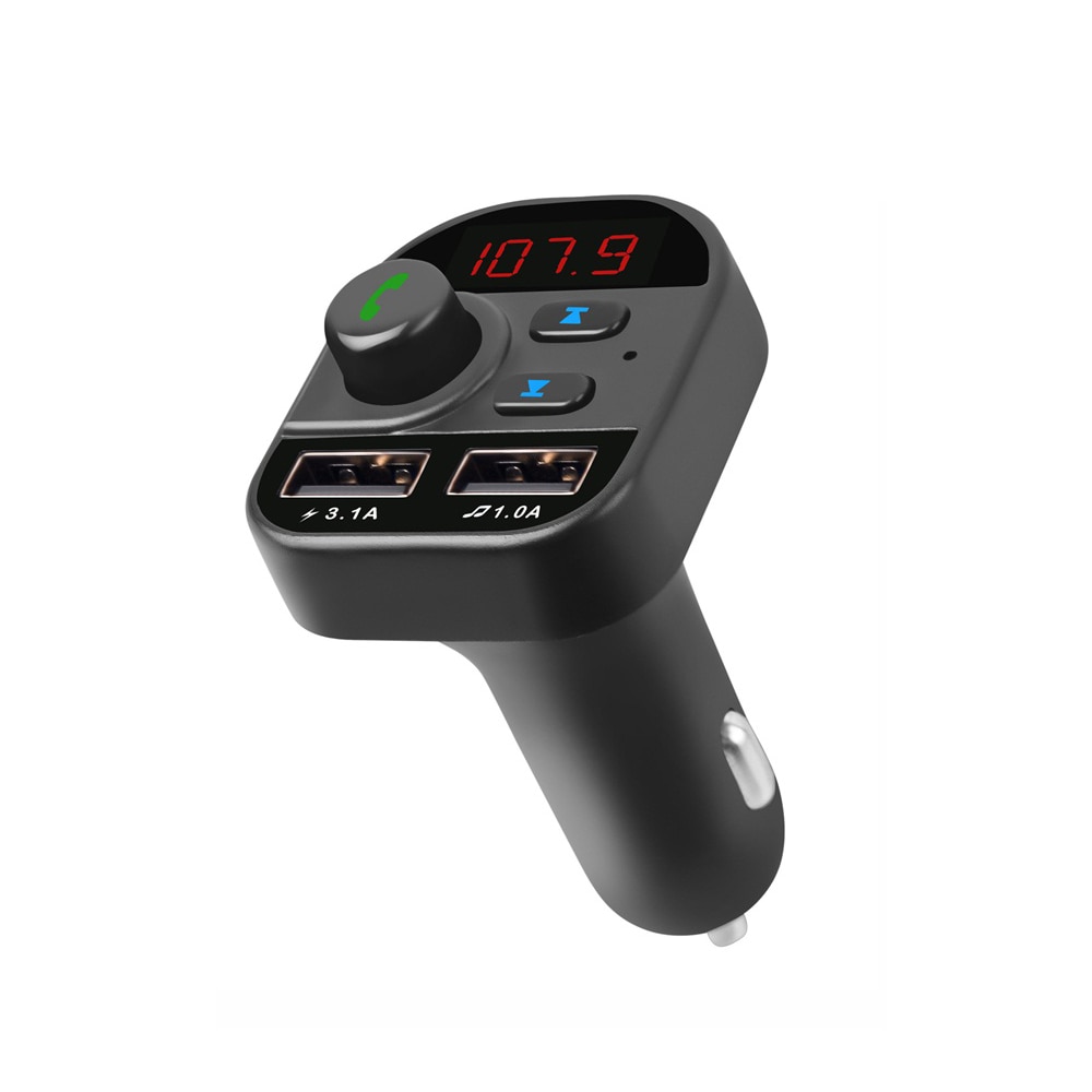 1 PC Bluetooth 5.0 Car FM Transmitter MP3 Player Wireless Hands free Radio Adapter Car Kit USB Charger Car Accessories