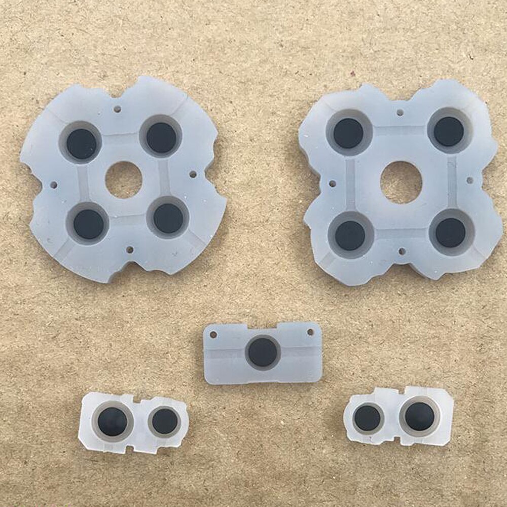 Repair parts For Playstation 5 Rubber Conductive L R Button Pads For PS5 Controller Silicone ABXY D-Pads