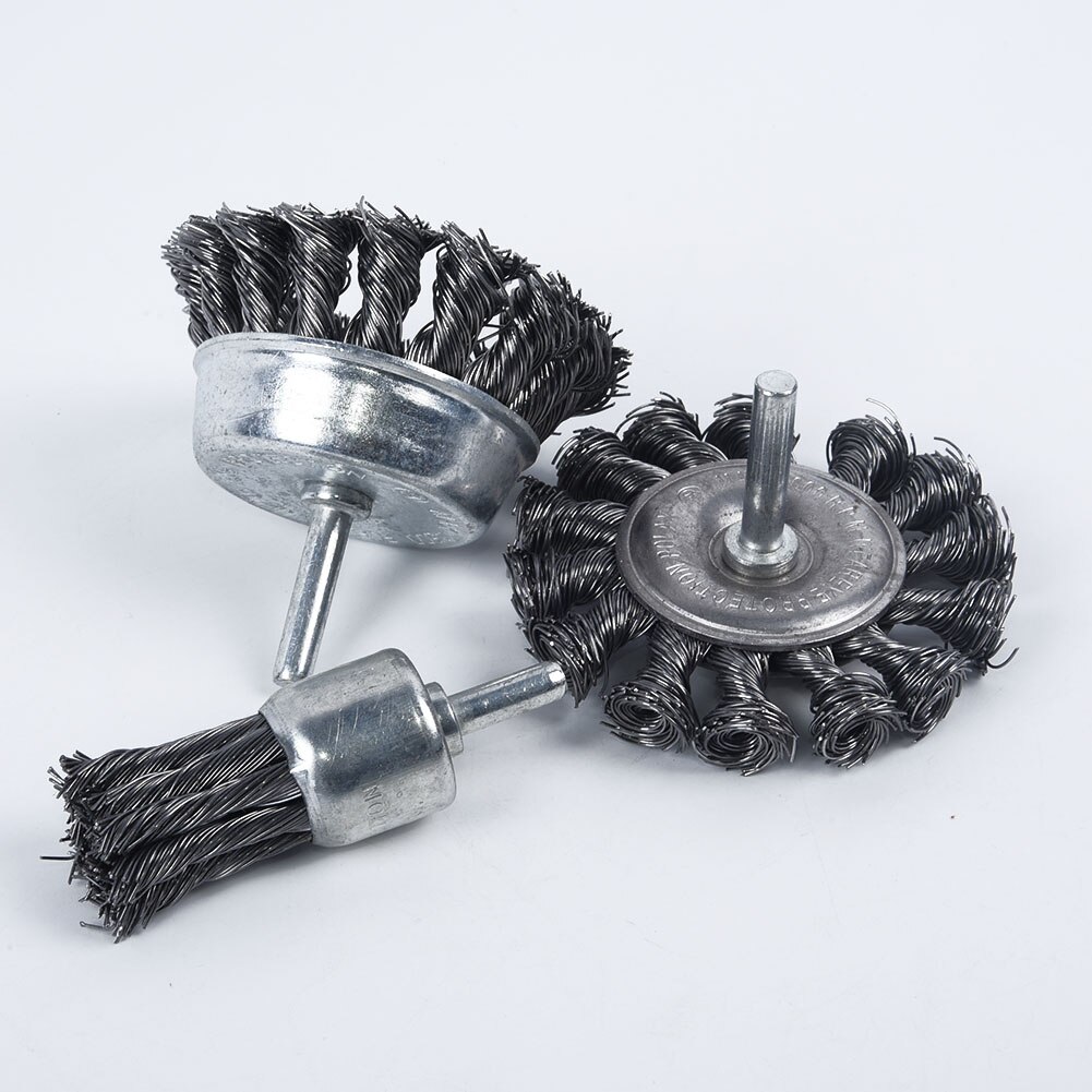 Remover Wire Brush Rotary Replacement Accessories Wood Metal Degreasing