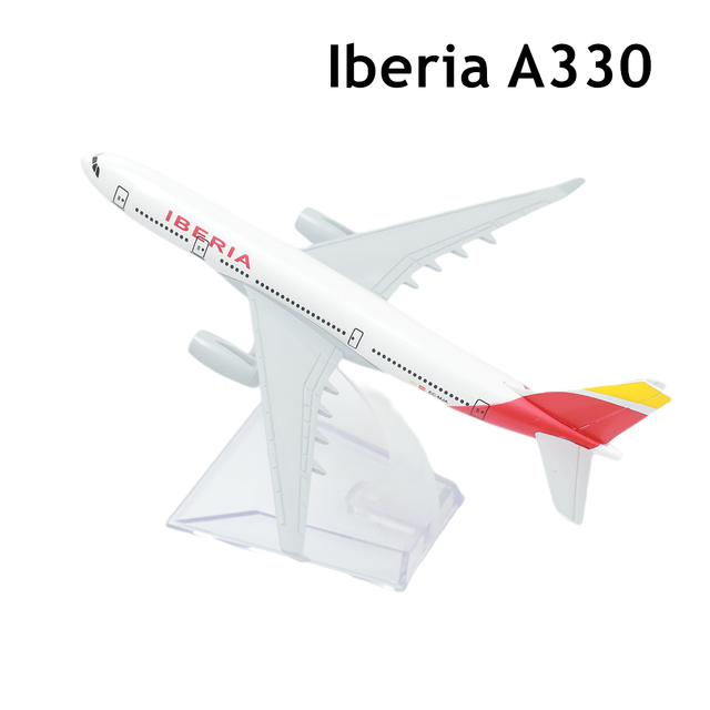 Aerei turchi B777 in lega Diecast Model 15cm Aviation da collezione in miniatura ornamento Souvenir giocattoli: Iberia A330