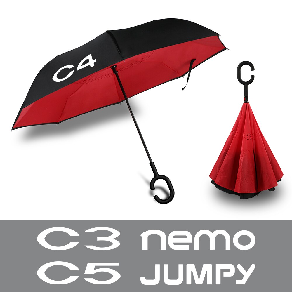 Pour Citroen C3 C4 C5 Berlingo C2 C6 C4L C8 c-crosser Jumpy Nemo Picasso Xsara Auto accessoires C poignée en forme de parapluie inversé