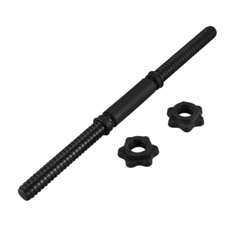 17.7 Inch Dumbbell Bars Dumbbell Handle Weight Lift Spinlock for Home Fitness Exercise Adjustable