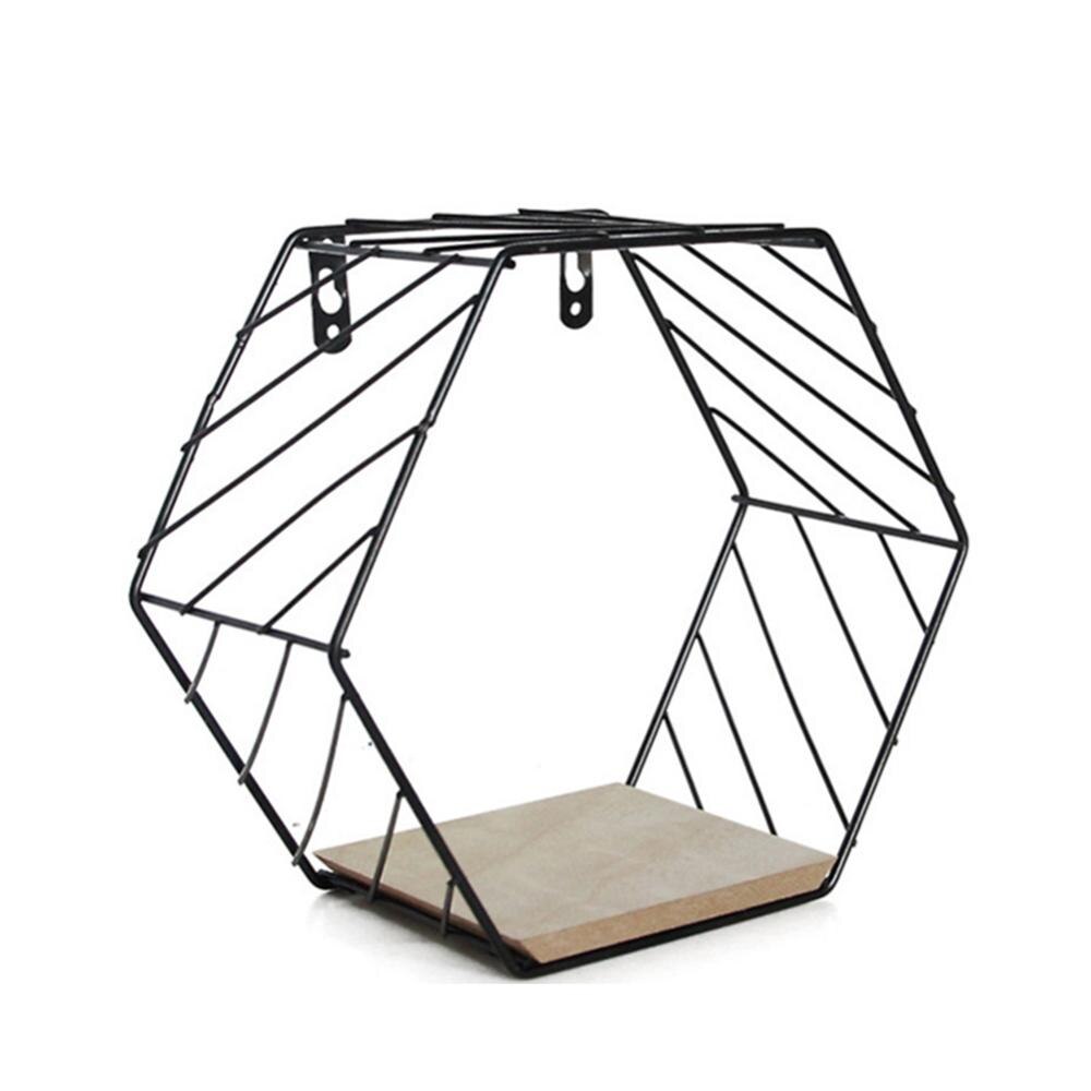 Nordique, avec cordons en métal, pour Photos cartes postales, cadre d'affichage, rangement artistique, café, cœur, étagère murale à Clips, décoration de la maison support étagères: Black Cross Grain