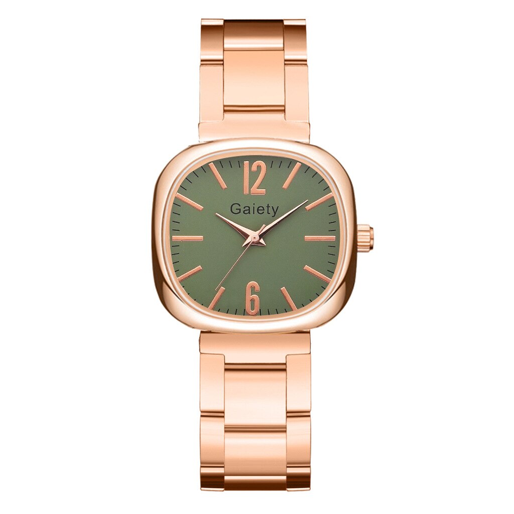 Relojes Para Mujer Reloj Mujer Marcas Famosas De Lujo Relojes De Cuarzo Para Mujer Mujer Reloj cuadrado pequeño De acero para mujer, pulsera De cuarzo versátil, conjunto De combinación: 3