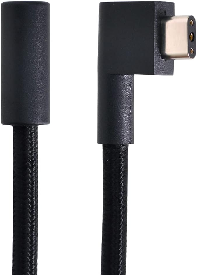 DC Jack Input to 3Pin Power Plug Cable Compatible for Laptop Pro 17 and Razer Blade 15 Model GTX1060Support 230W Charge Adapter