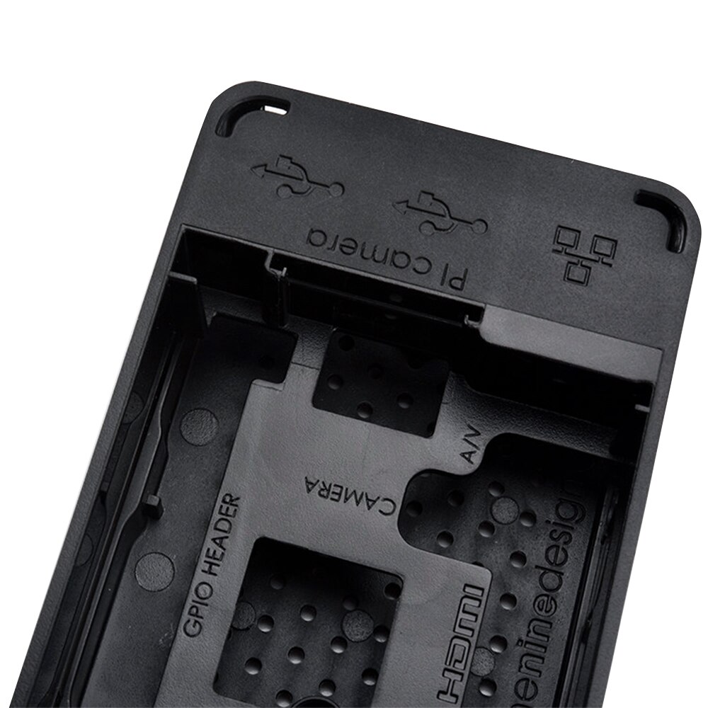 S ROBOT Official original raspberry pi 3b+ case raspberry pi 3 accessories Black Protective Case RPI159