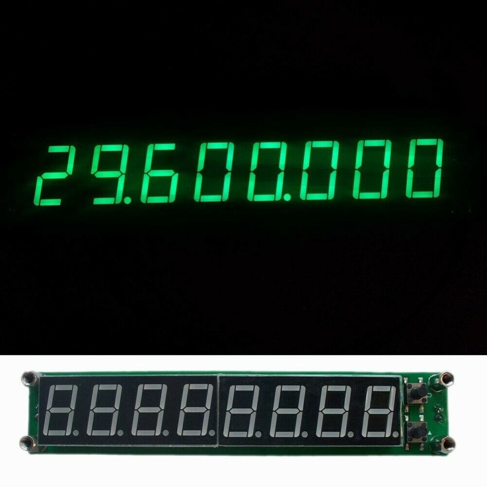 0.1MHz to 2400MHz RF Frequency Counter Cymometer meter measurement 8 LED Digital Display FOR Ham Radio amplifier