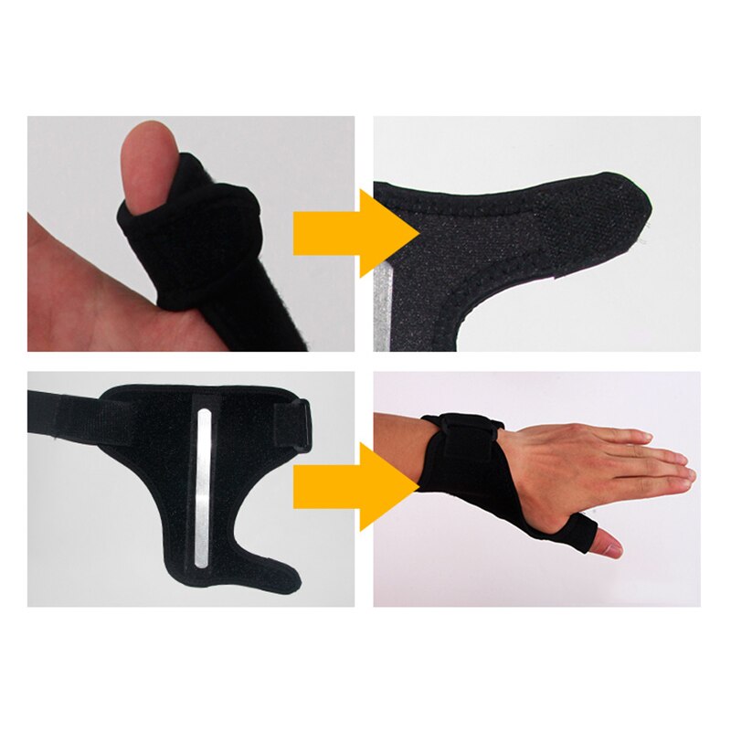 Anti-sprain Protector Sport Gym Fitness Safety Palm Thumb Brace Spring Steel Guard Wrap Universal Soft Hand Wrist Support