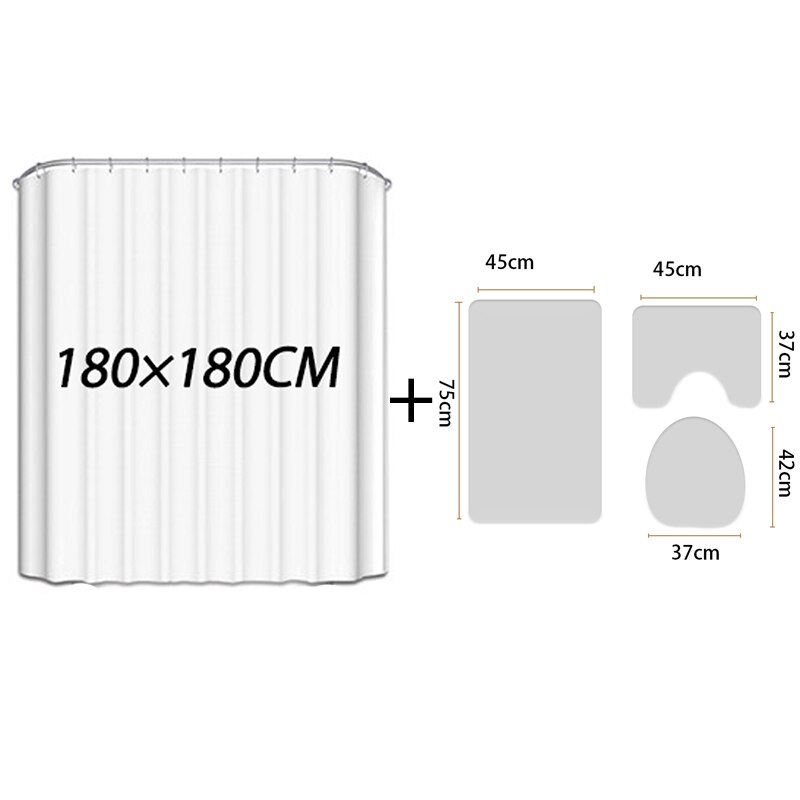 3D Printing Bad Tapijt Tapijt Voor Badkamer Badmat Douche Gordijn Absorberende Wc Tapijt Badkamer Antislip Vloermat bad Tapijten