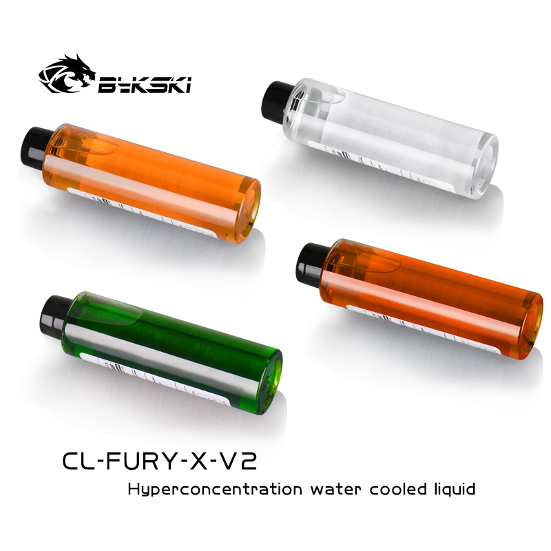 Bykski-líquido de refrigeración por agua para ordenador, líquido conductor térmico de conducción, superconcentrado, 150 ML, 1:5, CL-FURY-X-V2