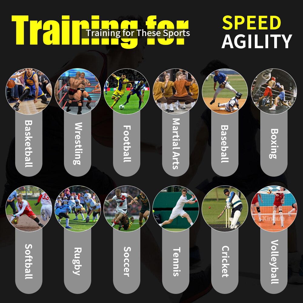 4m 8 Section Outdoor Football Training Ladder Rope Ladder Ladder Football Ladders Training Ladder Speed Ladders