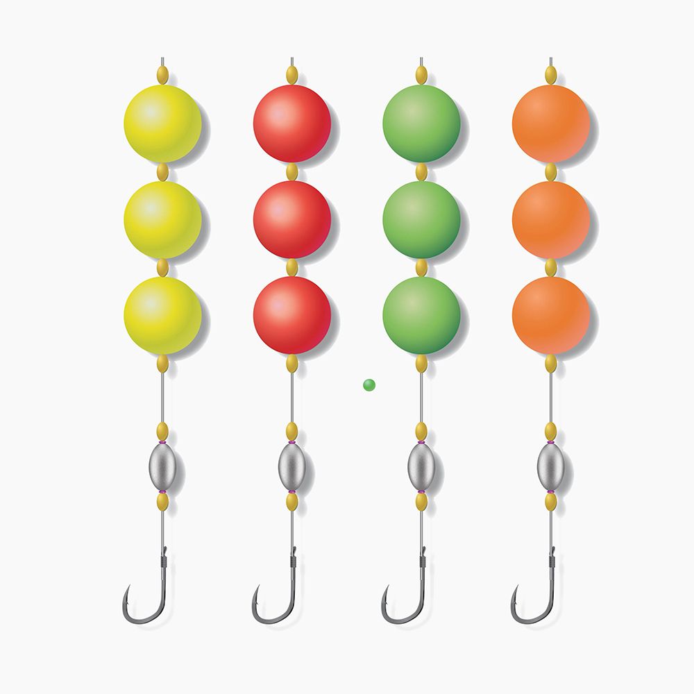 24mm-36mm Foam Floats Ball Beads Beans Fishing Float set Bottom Rig Rigging Material Fishing Tackle Accessories Pick Size