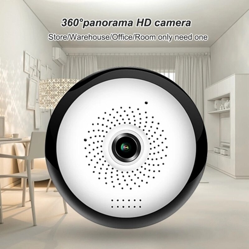 TS-QX06LH Fisheye VR 360 degrés 1.3 millions de Pixels caméra panoramique sans fil Wifi IP caméra (prise américaine)