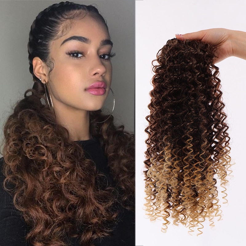 Extension De Cheveux Synthétique Blanc - Postiche Partiel (bun) - Neuf Avec étiquettes