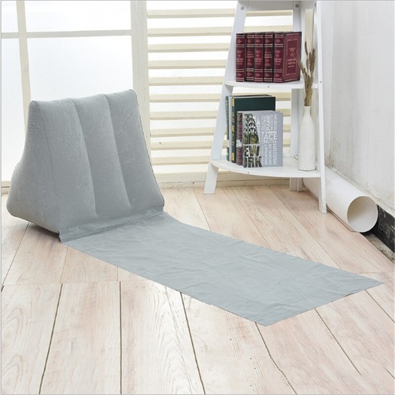 Campingvogn madrasspute med oppblåsbar pute sammenleggbar campingbil reiseseng bilseng 144*48*33cm