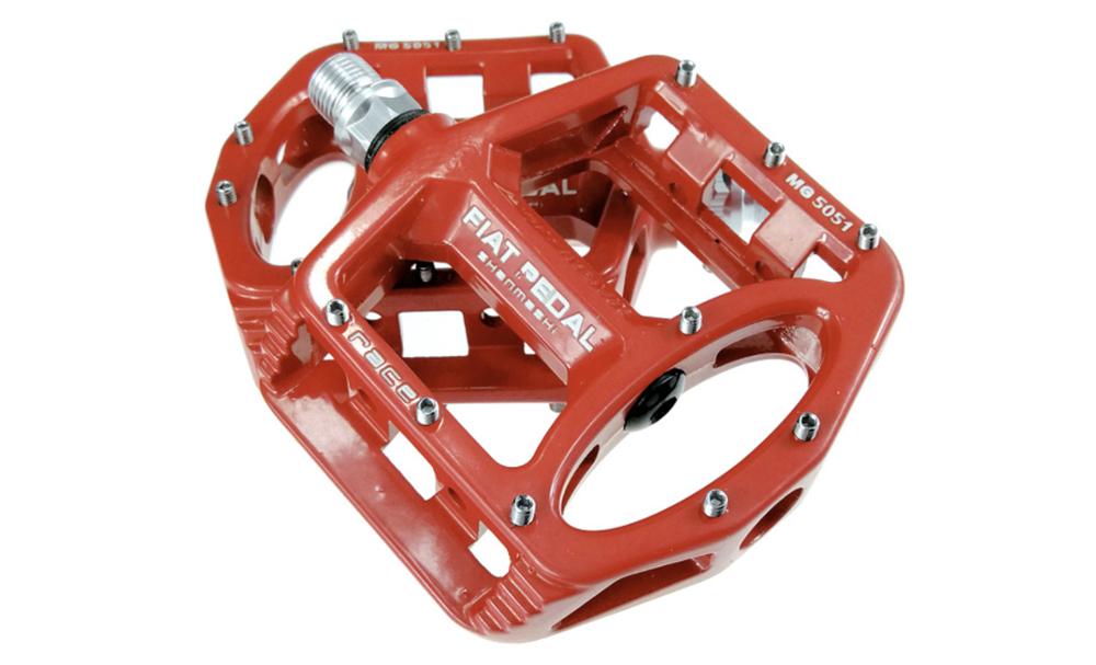 Rennrad Pedale Breite Größe Fahrrad MTB Magnesium Legierung Komfortable Anti-slip Pedal Fahrrad Teile Fahrrad Zubehör fahrrad teile: Red