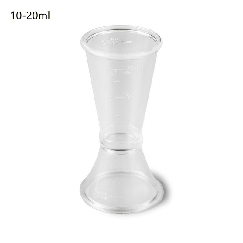 Stainless Steel Cocktail Shaker Measuring Cup Double Drink Alcohol Measuring Cup Jigger Bar Party Accessories Kitchen Gadgets: 10-20ml