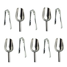 Hifuar Keuken Tool Set 5 turners & 5 Tang Candy Buffet BBQ Ice Roestvrij Ijs Scoops Tang Set Spice Schop wedding Bar Party