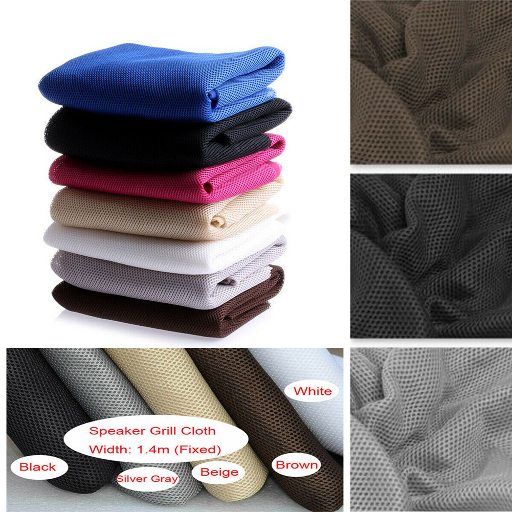 Breathable Stereo Gille Fabric Acoustic Home Speaker Mesh Cloth Dustproof Protective Decoration Radio Replacement Equipment