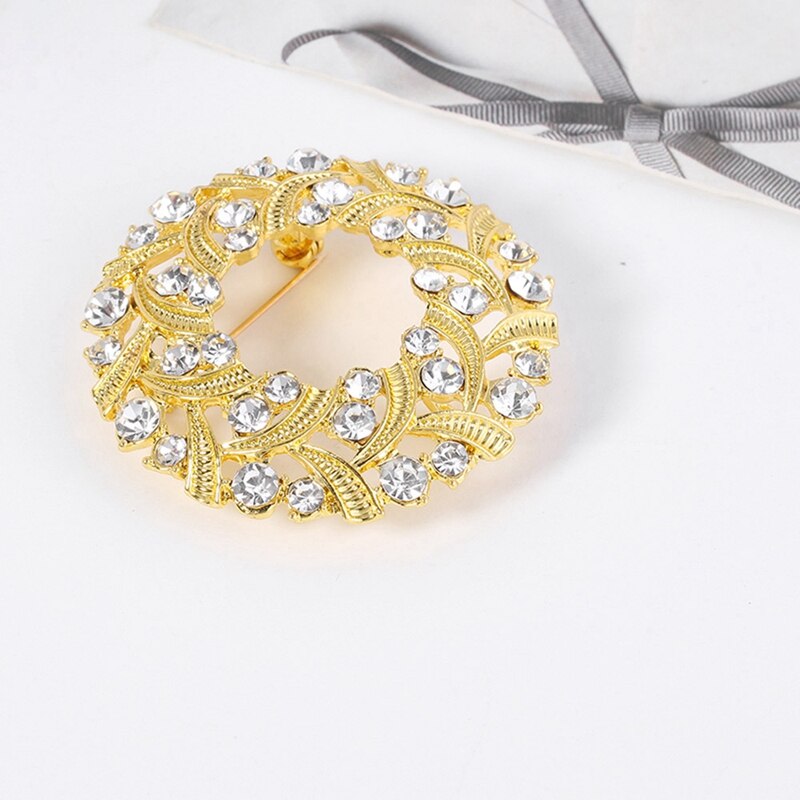 7Pcs Brooch Set - Butterfly Flower Wreath Scarf Buckle Ring Bouquet Clip for Women