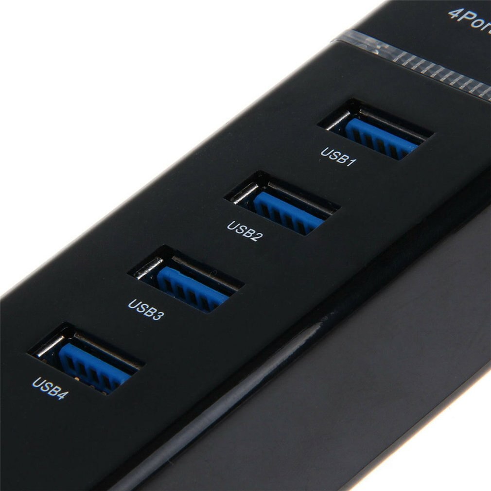 USB 3.0 Hub High Speed 4-Port Hub Independent Switch Hub Four-Bit Splitter Hub Usb 3.0 Multi-Interface Hub