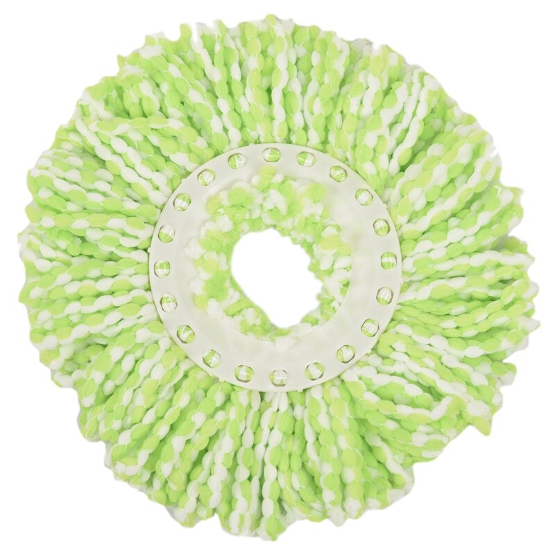 Microfiber Cotton Spin Mop Heads Replacement - 5 Pack Refills Compatible 360 Spinning Magic Mops - Round Shape Standard Size Mul