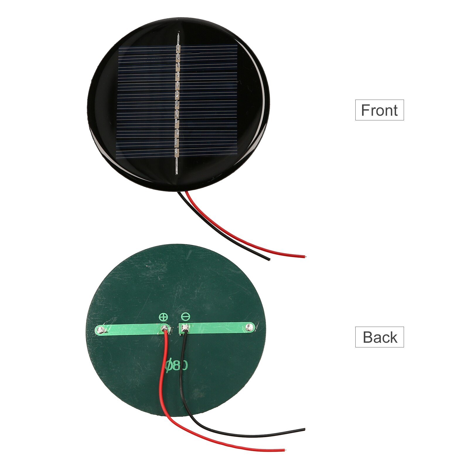 0.5W 6V 80mA Solar Cell Polycrystalline Silicon Solar Panel DIY Waterproof Camping Portable Power Solar Panel For Garden Pump
