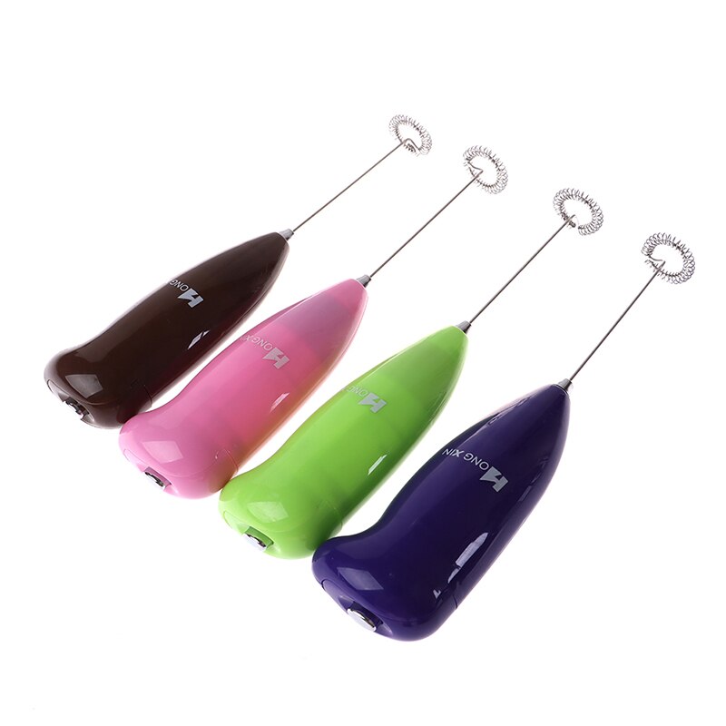 1pc mleko napoje kawa ubijaczka, rózga elektryczna trzepaczka robić jajek spieniacz spieniacz mini uchwyt mieszadło praktyczne narzędzie kuchenne