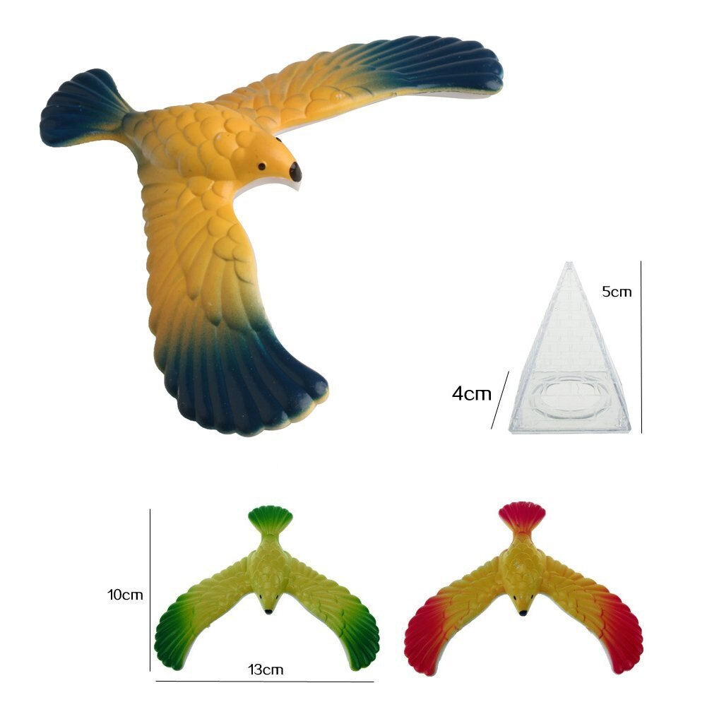 Novelty Verbazingwekkende Balance Eagle Vogel Speelgoed Magic Handhaven Home Office Plezier Leren Gag Speelgoed Voor Kid #3
