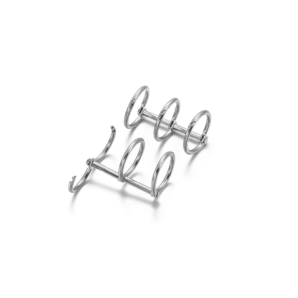 A5 a6 a7 diy-kristall-notizbuchhüllen-harzformen-uv-epoxid-silikonform-gießwerkzeugset zur herstellung handgefertigter transparenter bücher: 2 stück dreifachclip