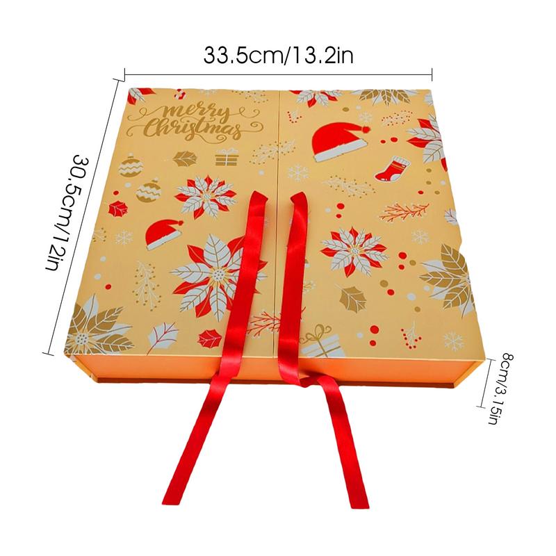 Caja de cuenta regresiva navideña para adultos, 24 rejillas, hizo su propio calendario de Adviento, cajas de cartón vacías para llenar modelos pequeños