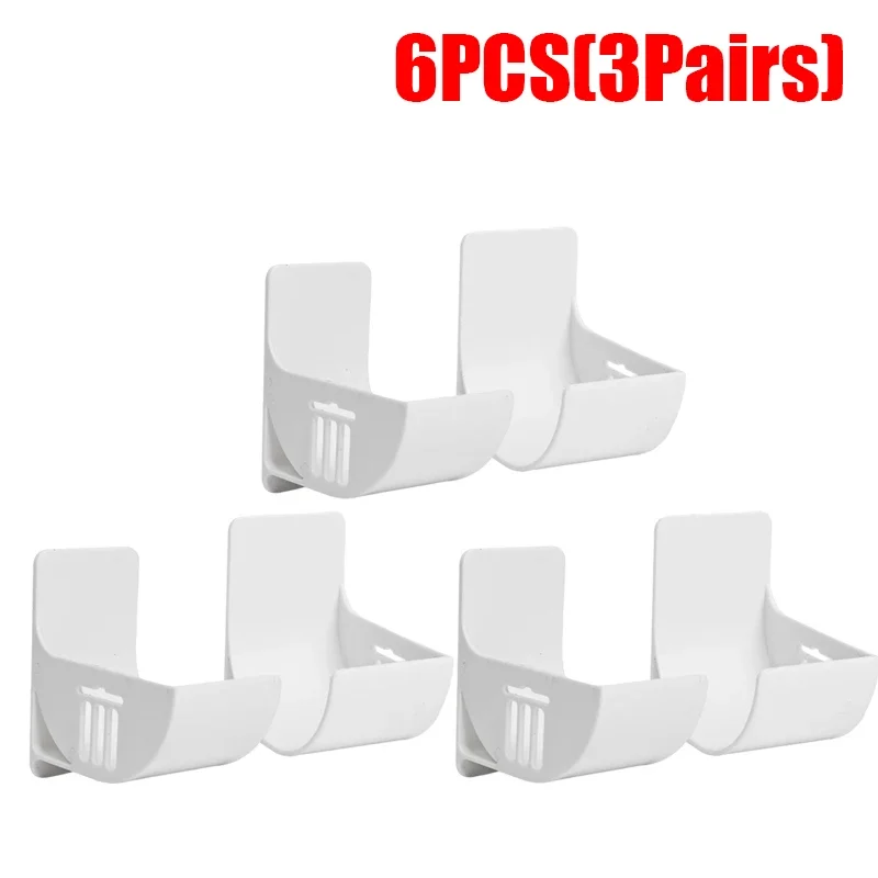 Soporte de bolsas de basura montadas en la pared, caja de almacenamiento de bolsas de basura, organizador, bolsa de plástico, contenedor de película, dispensador para estante de cocina, 2/6 Uds.