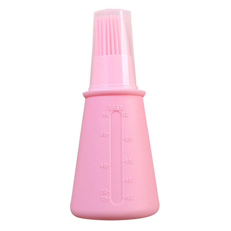 Resistant Baking Oil Control Barbecue Brush Silicone Oil Bottle Brush With Cover Oil Pastry Kitchen Baking BBQ Tool Kitchen Tool: type1-1