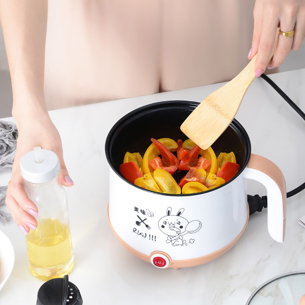 Mini Multifunction Electric Cooking Machine Single/Double Layer Available Pot Multi Electric Rice Cooker Non-stick pan