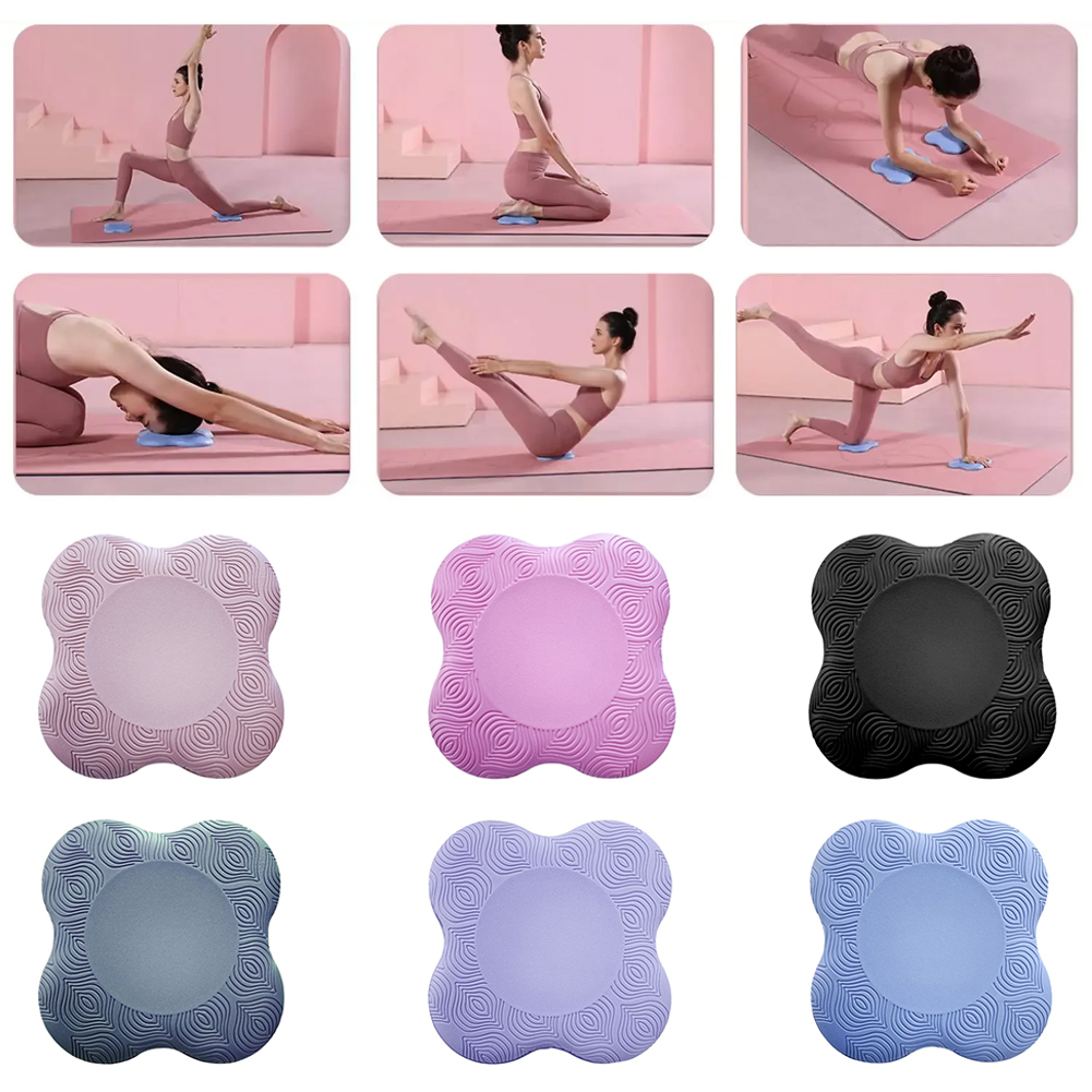Rodillera gruesa para Yoga, cojín para muñeca, caderas, manos para pierna, brazo, codos, ejercicio de equilibrio, Fitness, Pilates, esterilla de Yoga, tablón, estera de TPE