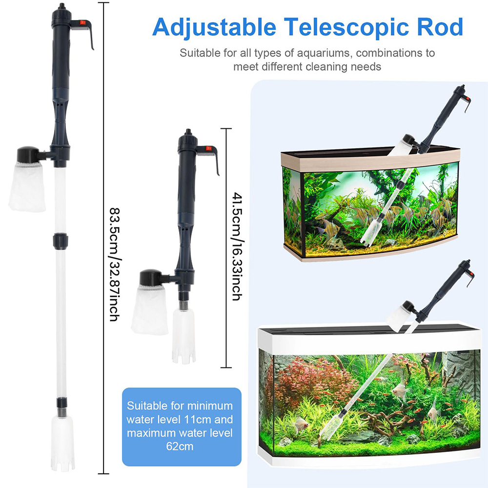 Aquarium Oil Film Skimmer, Acrylic Transparent Efficient Fish Tank Film Skimmer Remover Fish Tank Filter