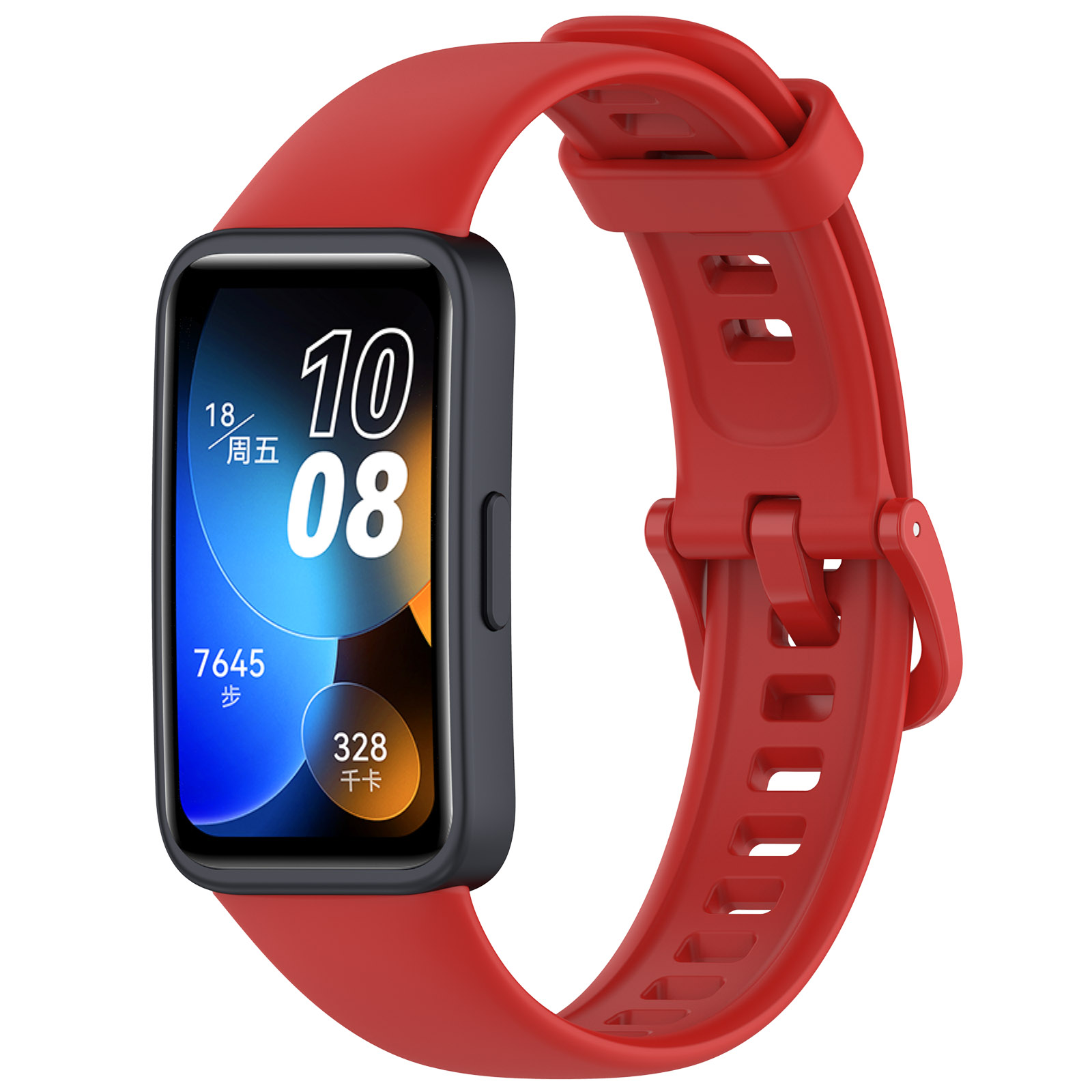 Silicone Strap For Huawei Band 8 Strap Accessories SmartWatch Replacement watchband Wristband correa bracelet for Huawei Band 8: Black Green
