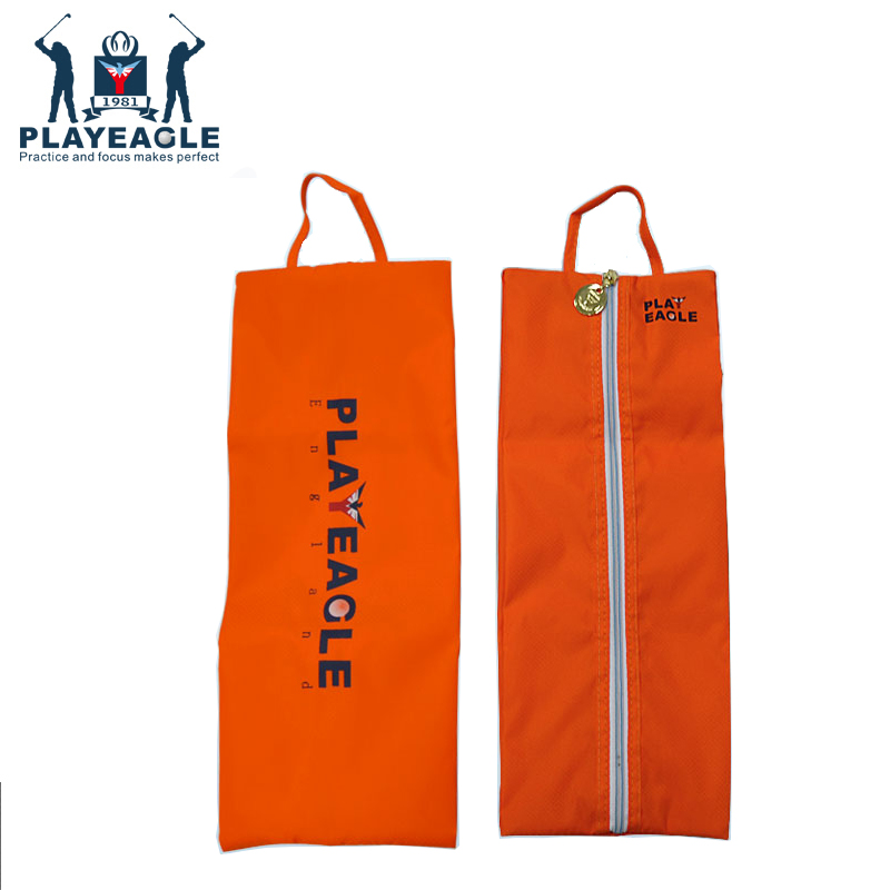 PLAYEAGLE 3 stks/set Waterdichte PVC Portable Golf Schoenen Tas Rits Kleine Golf Tas voor Mannen en Vrouwen
