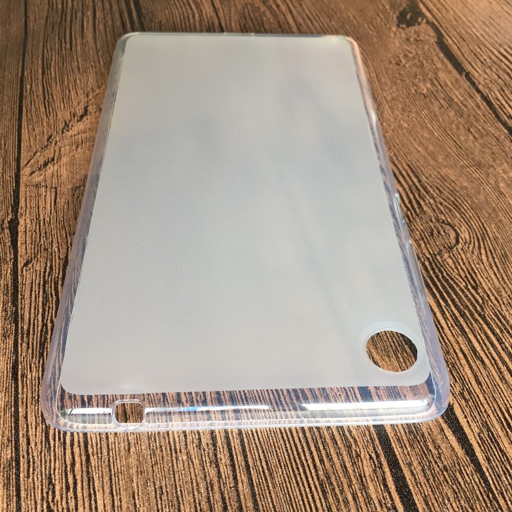 Para lenovo tab m7 2019 2gen 2021 3gen modelo TB-7305x/f/i TB-7306x/f/i caso tablet tpu transparente macio à prova de choque capa + presente