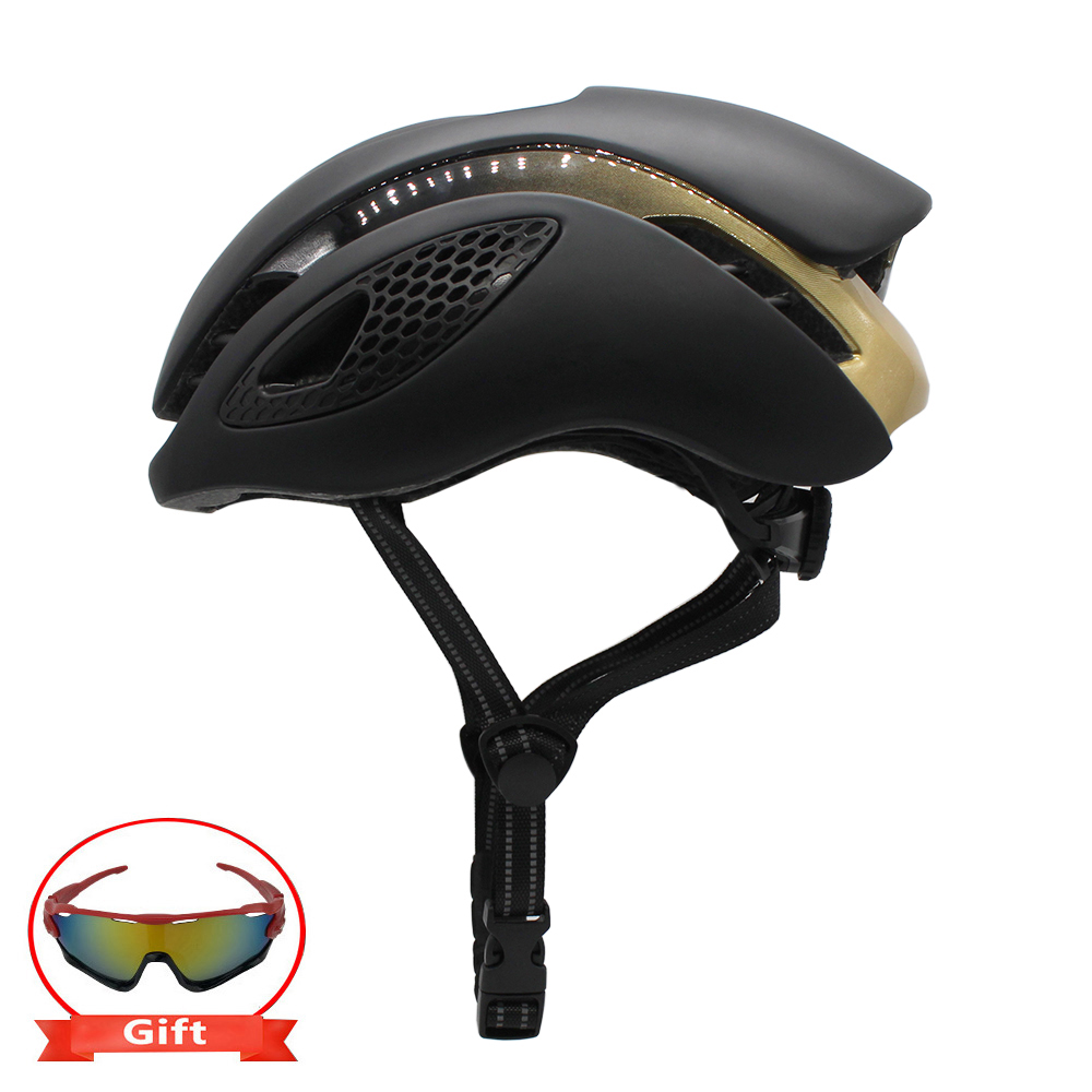 Tt Heren Fietshelm Aero Helm Racefiets Fiets Sport Veiligheid Helm Riding Racing Tijd-Trial 54-60Cm