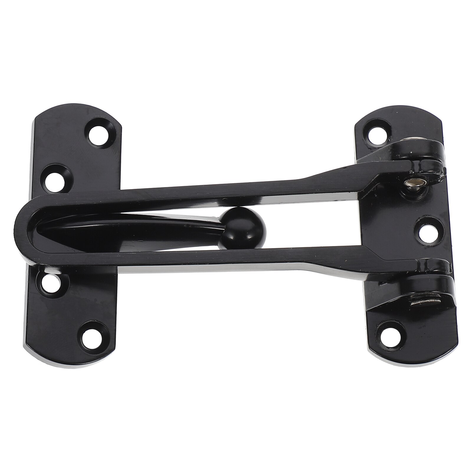 Swing Bar Door Lock Practical Door Lock Zinc Alloy Lock: Black