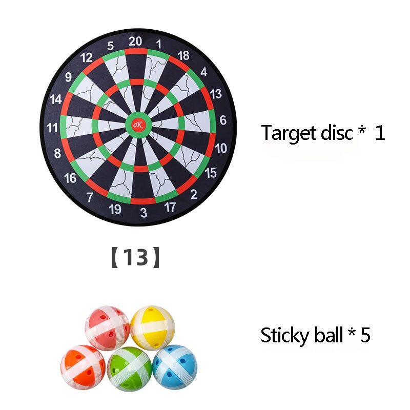 Cloth Dartboard Sets Kids Toys Safety Sticky Ball Target Darts Toy Children's Target Toy Safety Game Children Dart Toys: 9