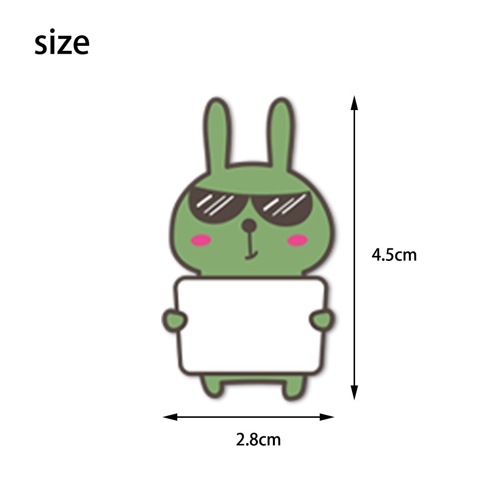 100 Pcs Cute Animal Stickers 15 Designs Blank Word Stickers For Schools Kids Stickers For Scrapbooking Stationery Name Stickers