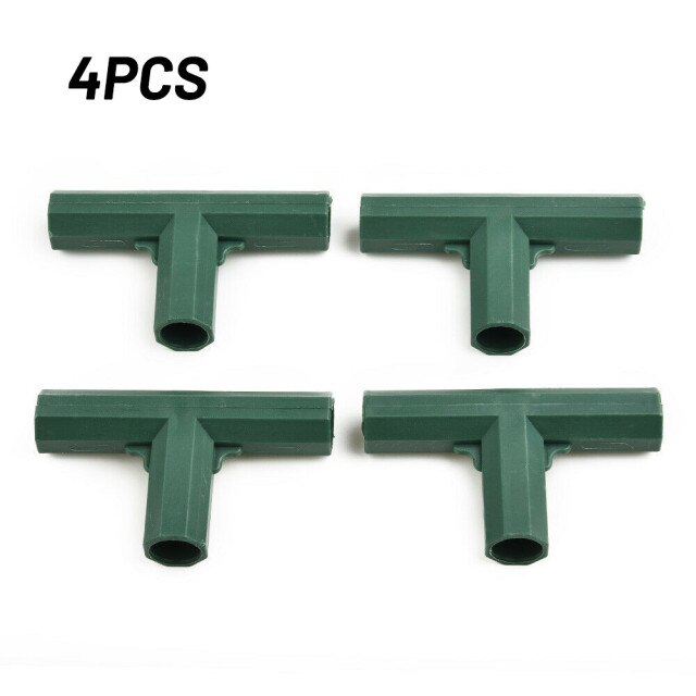 Green Connector Greenhouse Joints Outdoor Plastic Pole Structure Accessories: E