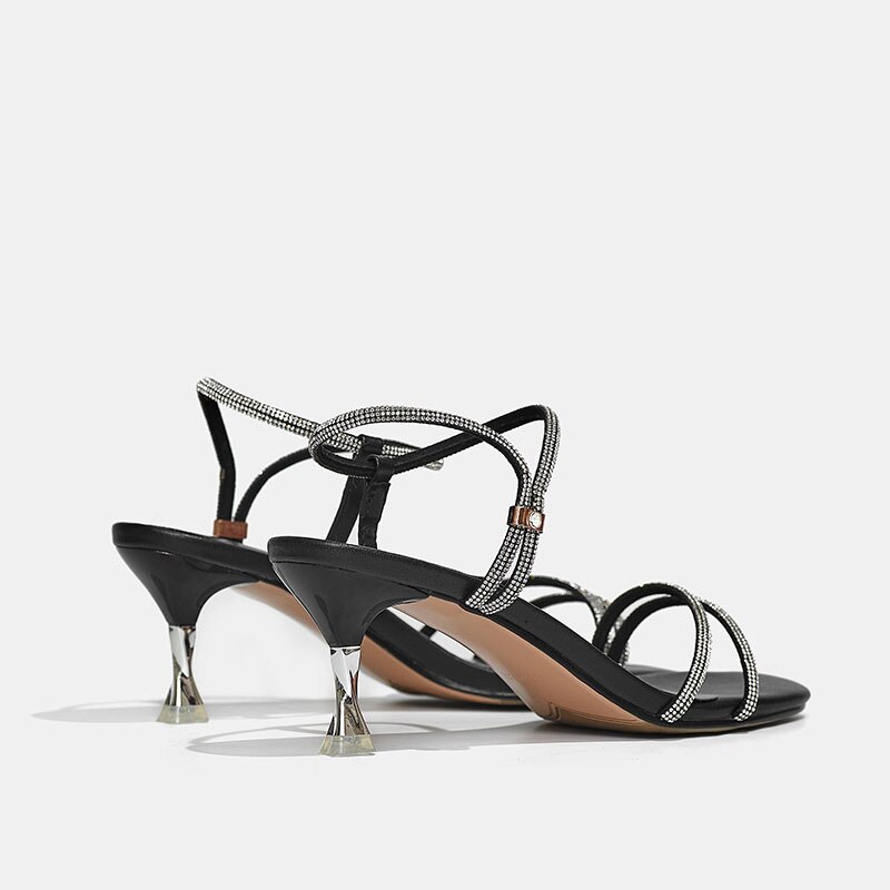 Luxe Zomer Schoenen Voor Vrouwen Enkelbandje Hoge Hak Sandalen Vrouwen Peep Toe Luxe Slippers Schoenen Sandalen Voor meisjes