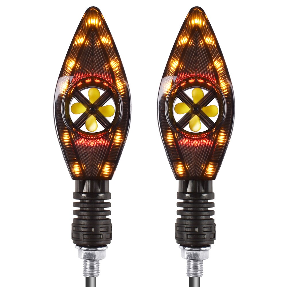 Clignotants de Moto pour SPEED TRIPLE 1050 GT RS SRINT ST STREET TWIN, clignotants ambrés: Red